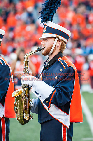 North Carolina at Illinois Fighting Illini, Saturday, September 10, 2016 - Marching Illini Photos