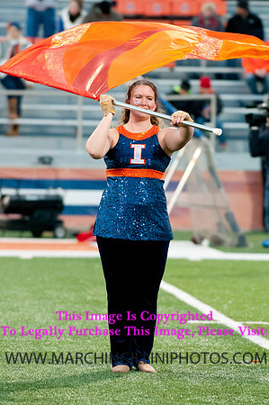 Northwestern Wildcats at Illinois Fighting Illini, Saturday, November 30, 2013 - Marching Illini Photos