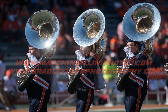 Purdue Boilermakers at Illinois Fighting Illini, Saturday, October 8, 2016 - Marching Illini Photos