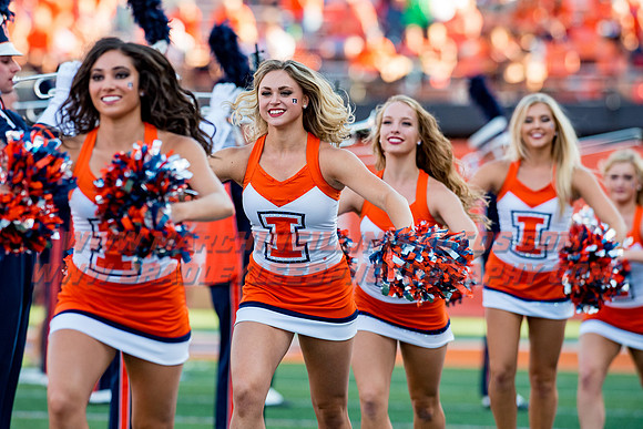 Western Michigan Broncos at Illinois Fighting Illini, Saturday, September 17, 2016 - Marching Illini Photos