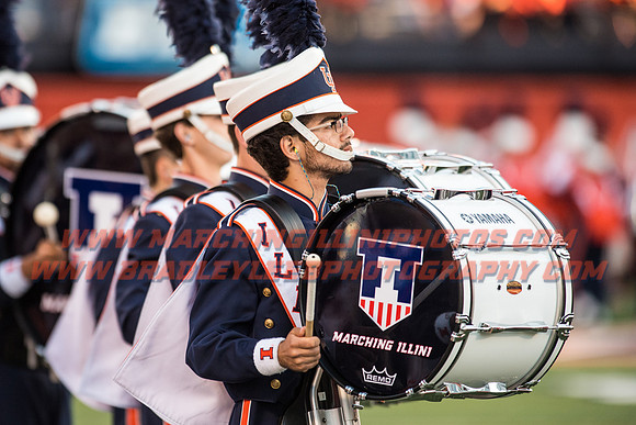 North Carolina at Illinois Fighting Illini, Saturday, September 10, 2016 - Marching Illini Photos