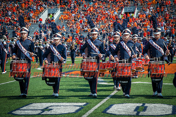 Rutgers Scarlett Knights at Illinois Fighting Illini, Saturday, October 14, 2017 - Marching Illini Photos