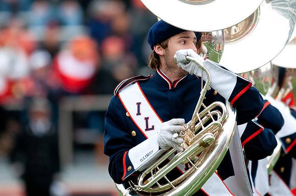Ohio State Buckeyes at Illinois Fighting Illini, Saturday, November 16, 2013 - Marching Illini Photos