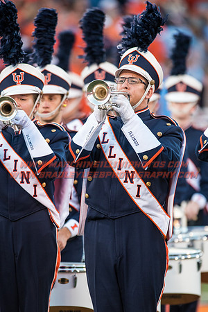 North Carolina at Illinois Fighting Illini, Saturday, September 10, 2016 - Marching Illini Photos