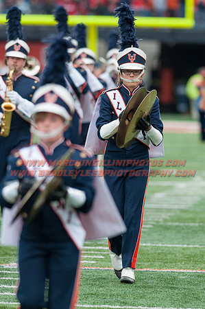 Nebraska at Illinois Oct. 3, 2015 - MI Drum Line 027
