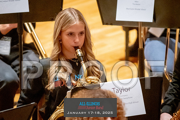 2025 All-Illinois Junior Band January 17-18, 2025