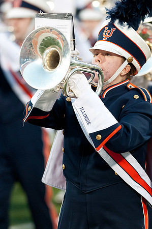 Northwestern Wildcats at Illinois Fighting Illini, Saturday, November 30, 2013 - Marching Illini Photos