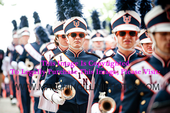 Youngstown State at Illinois, Saturday, August 30, 2014 - Marching Illini Photos