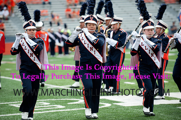 Youngstown State at Illinois, Saturday, August 30, 2014 - Marching Illini Photos