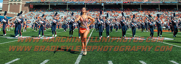 Western Michigan Broncos at Illinois Fighting Illini, Saturday, September 17, 2016 - Marching Illini Photos