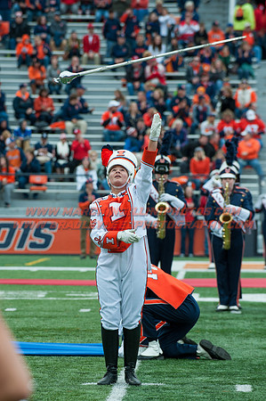 Nebraska at Illinois Oct. 3, 2015 - MI Drum Majors 004