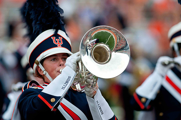 Southern Illinois University Salukis at Illinois Fighting Illini, Saturday, August 31, 2013 - Marching Illini Photos