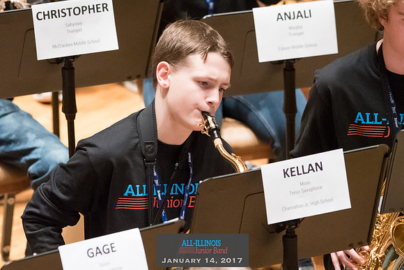 2017 All-Illinois Junior BandJanuary 13-14, 2017University of Illinois campuswww.BradleyLeebPhotography.com