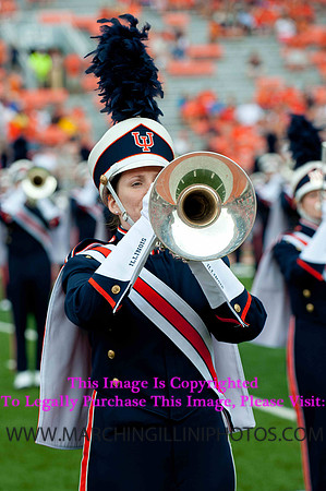 Southern Illinois University Salukis at Illinois Fighting Illini, Saturday, August 31, 2013 - Marching Illini Photos