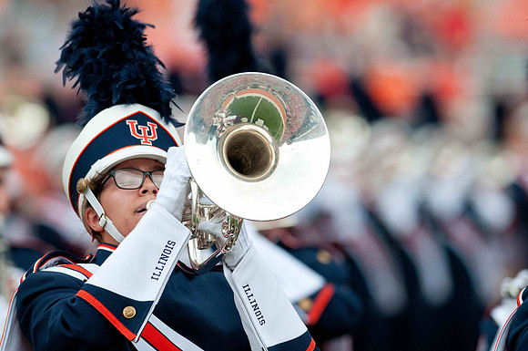 Southern Illinois University Salukis at Illinois Fighting Illini, Saturday, August 31, 2013 - Marching Illini Photos