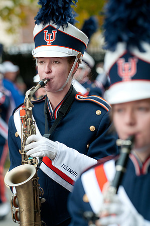 Michigan State Spartans at Illinois Fighting Illini, Saturday, October 26, 2013 - Marching Illini Photos