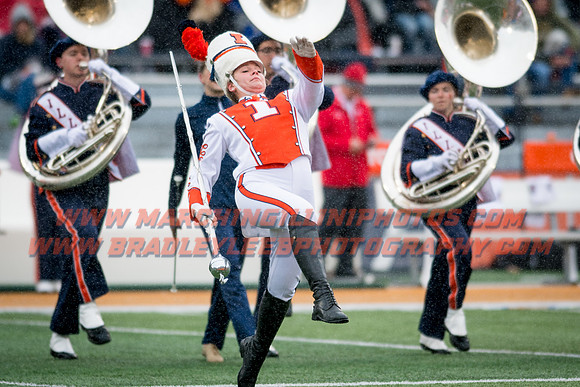 Wisconsin Badgers at Illinois Fighting Illini, Saturday, October 28, 2017 - Marching Illini Photos