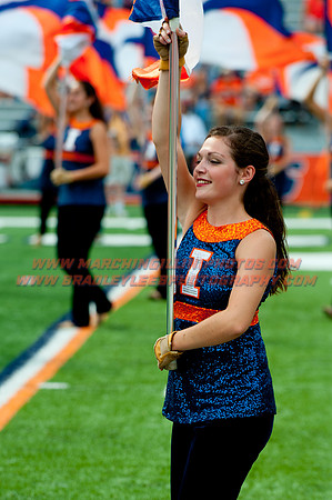 Texas State at Illinois, Saturday, September 20, 2014 - Marching Illini Photos