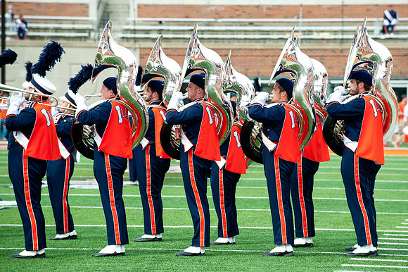 Texas State at Illinois, Saturday, September 20, 2014 - Marching Illini Photos