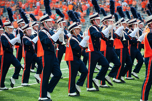 Texas State at Illinois, Saturday, September 20, 2014 - Marching Illini Photos