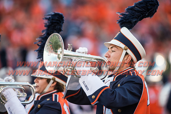 North Carolina at Illinois Fighting Illini, Saturday, September 10, 2016 - Marching Illini Photos