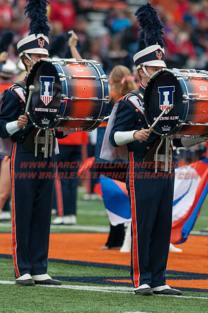 Nebraska at Illinois Oct. 3, 2015 - MI Drum Line 015