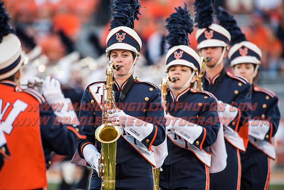 North Carolina at Illinois Fighting Illini, Saturday, September 10, 2016 - Marching Illini Photos