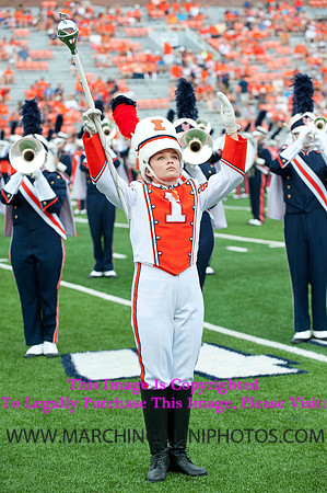 Southern Illinois University Salukis at Illinois Fighting Illini, Saturday, August 31, 2013 - Marching Illini Photos