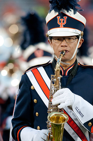 Northwestern Wildcats at Illinois Fighting Illini, Saturday, November 30, 2013 - Marching Illini Photos