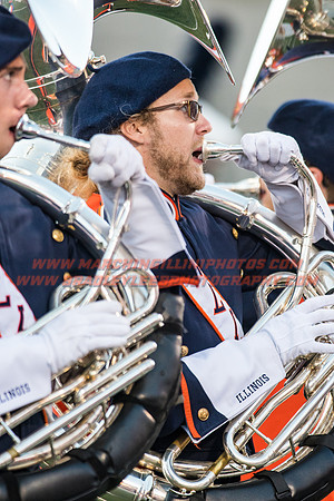 North Carolina at Illinois Fighting Illini, Saturday, September 10, 2016 - Marching Illini Photos