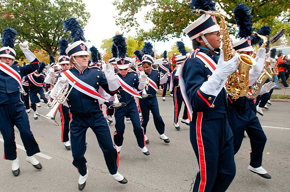Michigan State Spartans at Illinois Fighting Illini, Saturday, October 26, 2013 - Marching Illini Photos