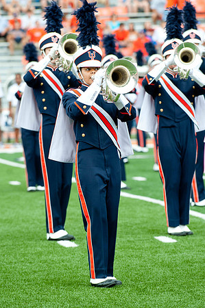 Southern Illinois University Salukis at Illinois Fighting Illini, Saturday, August 31, 2013 - Marching Illini Photos
