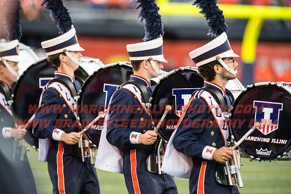 North Carolina at Illinois Fighting Illini, Saturday, September 10, 2016 - Marching Illini Photos
