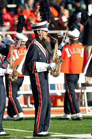 Northwestern Wildcats at Illinois Fighting Illini, Saturday, November 30, 2013 - Marching Illini Photos