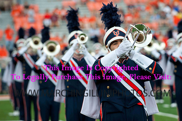 Southern Illinois University Salukis at Illinois Fighting Illini, Saturday, August 31, 2013 - Marching Illini Photos