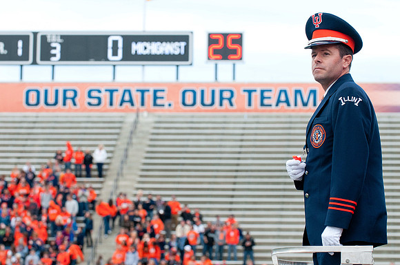 Michigan State Spartans at Illinois Fighting Illini, Saturday, October 26, 2013 - Marching Illini Photos