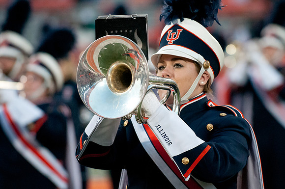 Northwestern Wildcats at Illinois Fighting Illini, Saturday, November 30, 2013 - Marching Illini Photos