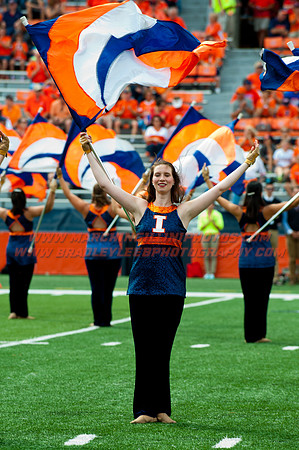 Texas State at Illinois, Saturday, September 20, 2014 - Marching Illini Photos