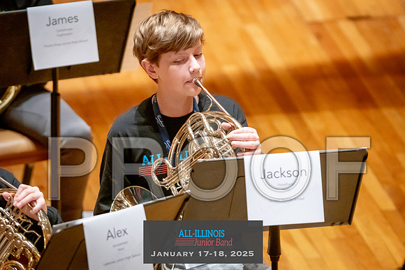 2025 All-Illinois Junior Band January 17-18, 2025
