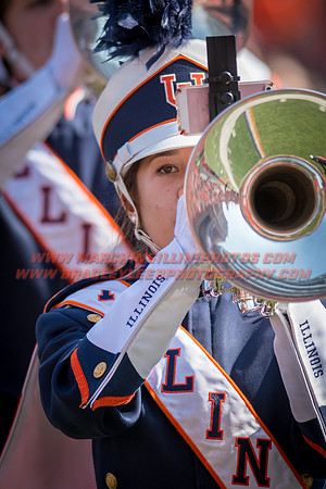 Rutgers Scarlett Knights at Illinois Fighting Illini, Saturday, October 14, 2017 - Marching Illini Photos