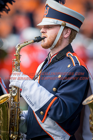 Rutgers Scarlett Knights at Illinois Fighting Illini, Saturday, October 14, 2017 - Marching Illini Photos