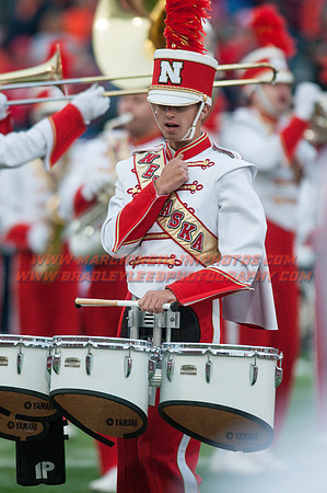 Nebraska at Illinois Oct. 3, 2015 - CMB Drum Line 013