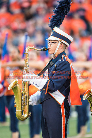 North Carolina at Illinois Fighting Illini, Saturday, September 10, 2016 - Marching Illini Photos