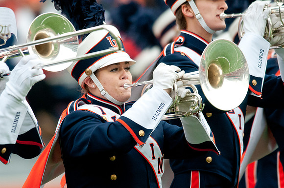 Ohio State Buckeyes at Illinois Fighting Illini, Saturday, November 16, 2013 - Marching Illini Photos