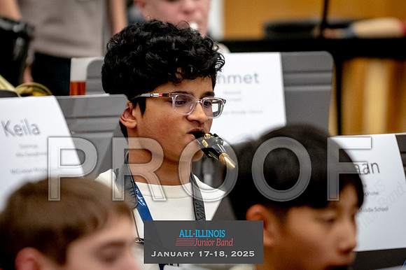 2025 All-Illinois Junior Band January 17-18, 2025