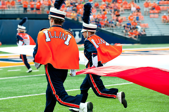 Texas State at Illinois, Saturday, September 20, 2014 - Marching Illini Photos