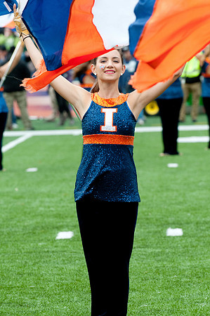 Michigan State Spartans at Illinois Fighting Illini, Saturday, October 26, 2013 - Marching Illini Photos