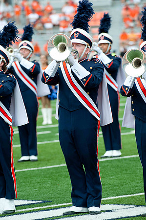 Southern Illinois University Salukis at Illinois Fighting Illini, Saturday, August 31, 2013 - Marching Illini Photos