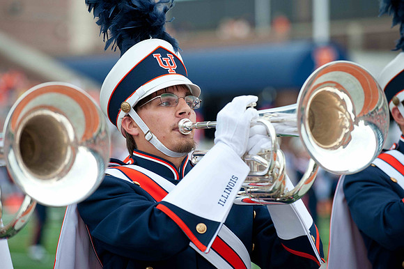 Southern Illinois University Salukis at Illinois Fighting Illini, Saturday, August 31, 2013 - Marching Illini Photos