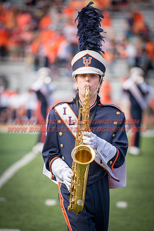 Rutgers Scarlett Knights at Illinois Fighting Illini, Saturday, October 14, 2017 - Marching Illini Photos